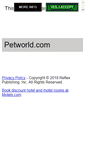 Mobile Screenshot of petworld.com